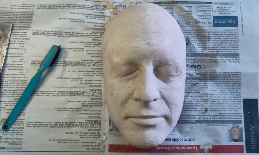 positif hydrostone nettoyé et retouché
